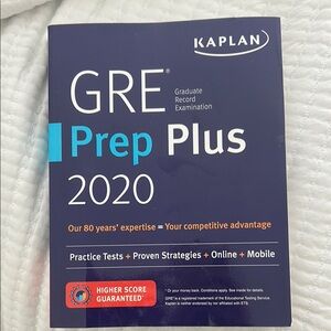 Brand New Kaplan Prep Plus 2020 Book